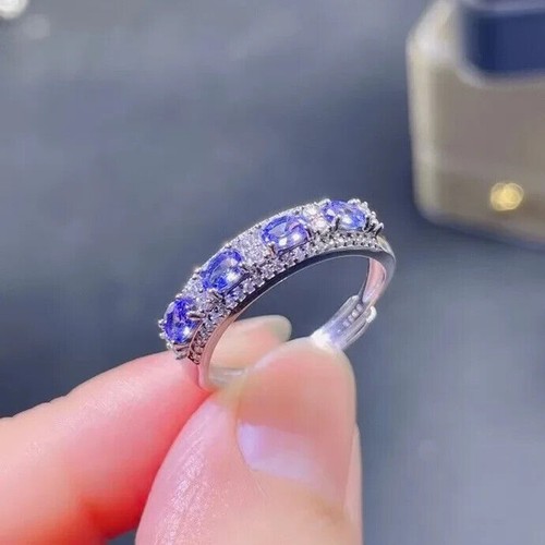 Anello fascia tanzanite - anello,