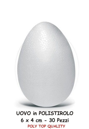 Uova polistirolo cm - uova, 4