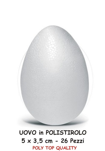 Uova polistirolo 5 cm - x,