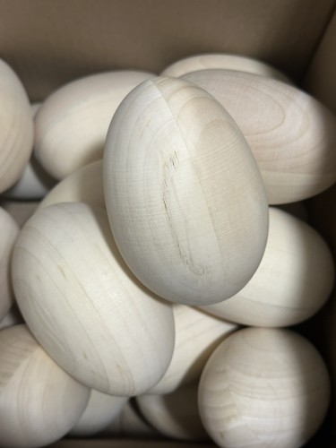 Uova legno naturale per - in,
