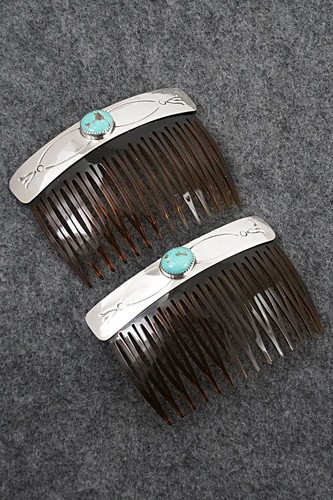 Pettini per capelli turchese - , e
