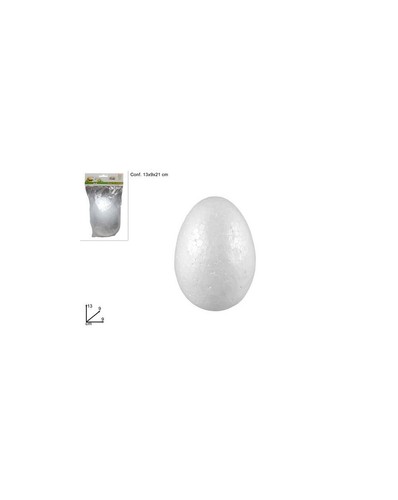 Pezzo uova polistirolo 13cm - pezzo,